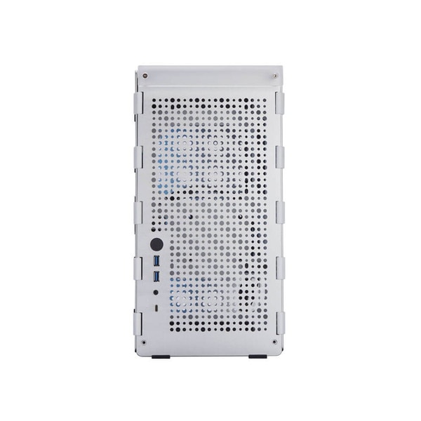 InWin PCケース POC ONE SILVER IW-CS-POCONESIL Mini-ITX 302×210×411mm ファン1基標準搭載 InWin Jupiter AJ120 【キャンセル不可・北海道沖縄離島配送不可】