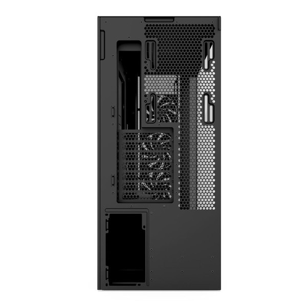 NZXT ミドルタワーPCケース H7FLOW CM-H72FB-01 ブラック 黒【キャンセル不可・北海道沖縄離島配送不可】