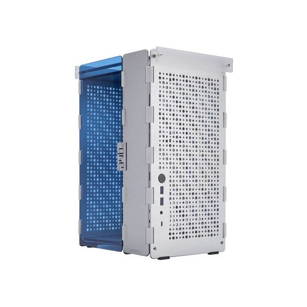 InWin PCケース POC ONE SILVER IW-CS-POCONESIL Mini-ITX 302×210×411mm ファン1基標準搭載 InWin Jupiter AJ120 【キャンセル不可・北海道沖縄離島配送不可】
