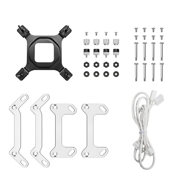 DeepCool 水冷クーラー MYSTIQUE 240 WH ARGB ホワイト R-LX240-WHDSNMCP-G-1 ARGBファン搭載 2.8インチ液晶ディスプレイ カスタマイズ表示可能 【キャンセル不可・北海道沖縄離島配送不可】