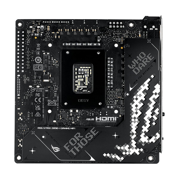 ASUS マザーボード ROG STRIX Z890-I GAMING WIFI Mini ITX LGA1851 INTEL Z890 DDR5 【キャンセル不可・北海道沖縄離島配送不可】