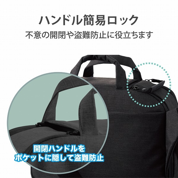 ELECOM エレコム DGB-S044BK off toco 2STYLE ﾒｯｾﾝｼﾞｬｰﾊﾞｯｸﾞ ﾌﾞﾗｯｸ 【キャンセル不可・北海道沖縄離島配送不可】