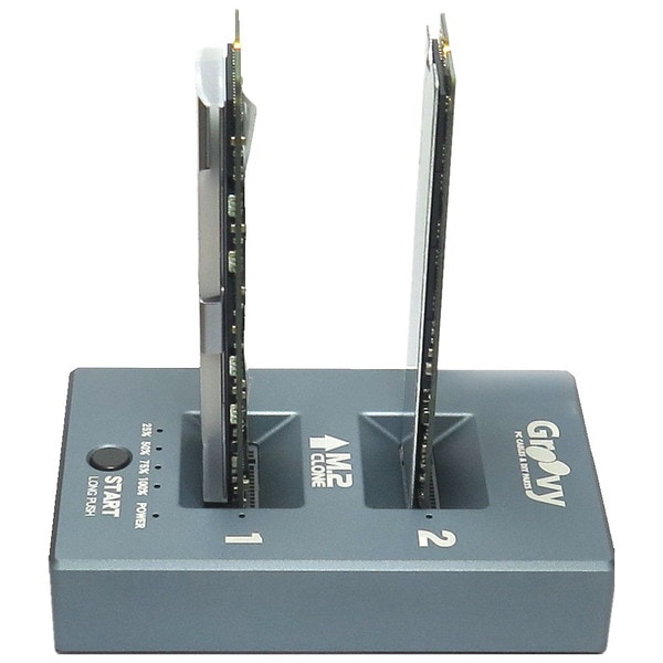 GROOVY グルービー M.2クローンスタンド PCレス UD-M2CL