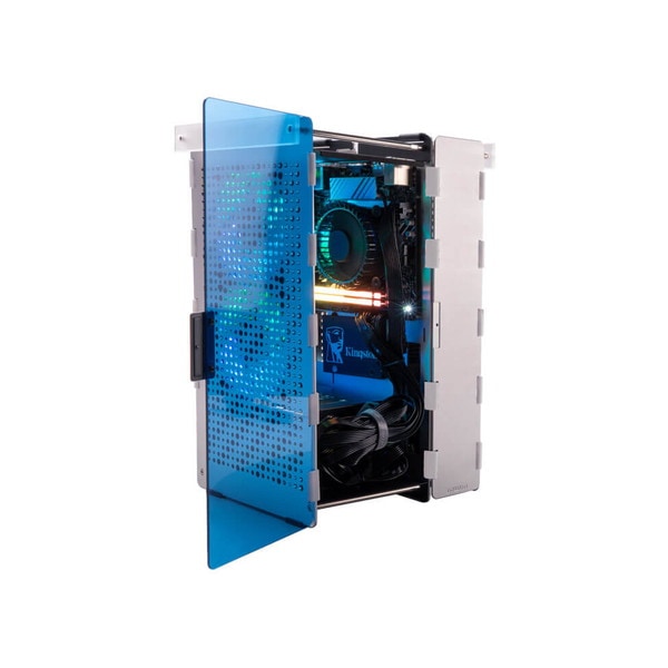 InWin PCケース POC ONE SILVER IW-CS-POCONESIL Mini-ITX 302×210×411mm ファン1基標準搭載 InWin Jupiter AJ120 【キャンセル不可・北海道沖縄離島配送不可】