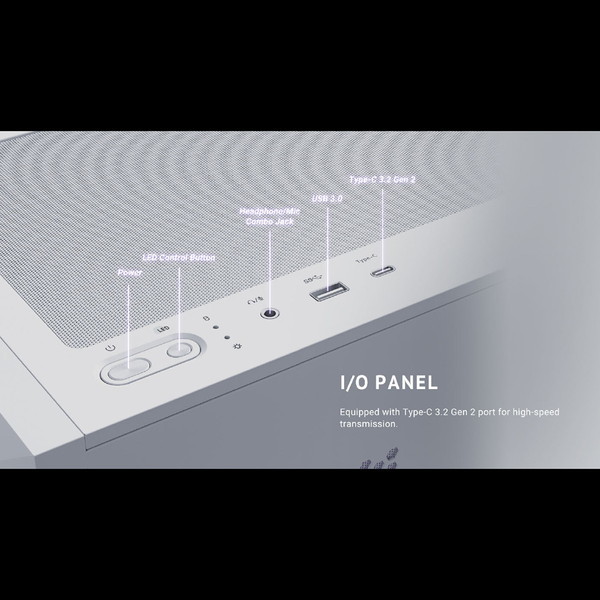 Antec ピラーレスガラス搭載 冷却型PCケース 「Constellation C3 ARGB」 C3 ARGB White ホワイト 白