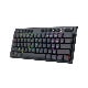 REDRAGON ゲーミングキーボード 英語コンパクト ロープロファイル 赤軸 メカニカル 61KEY Noctis K632-RGBTI ブラック 【キャンセル不可・北海道沖縄離島配送不可】 -お取り寄せ-