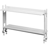 Bauhutte デスクラック2 ホワイト BHS-1200HN-WH 高さ78.5x幅121x奥行き30cm 前後2段階調節 【代引・日時指定・キャンセル不可・北海道沖縄離島配送不可】 -メーカー直送- ※メーカー在庫残りわずか